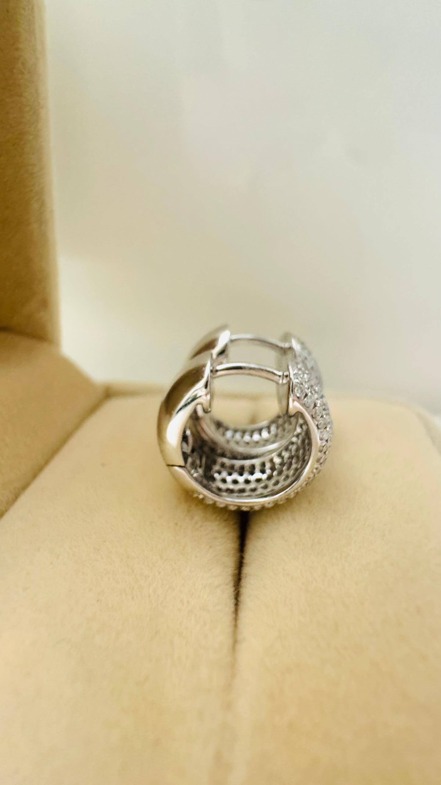 Orecchini Anella pavé maxi