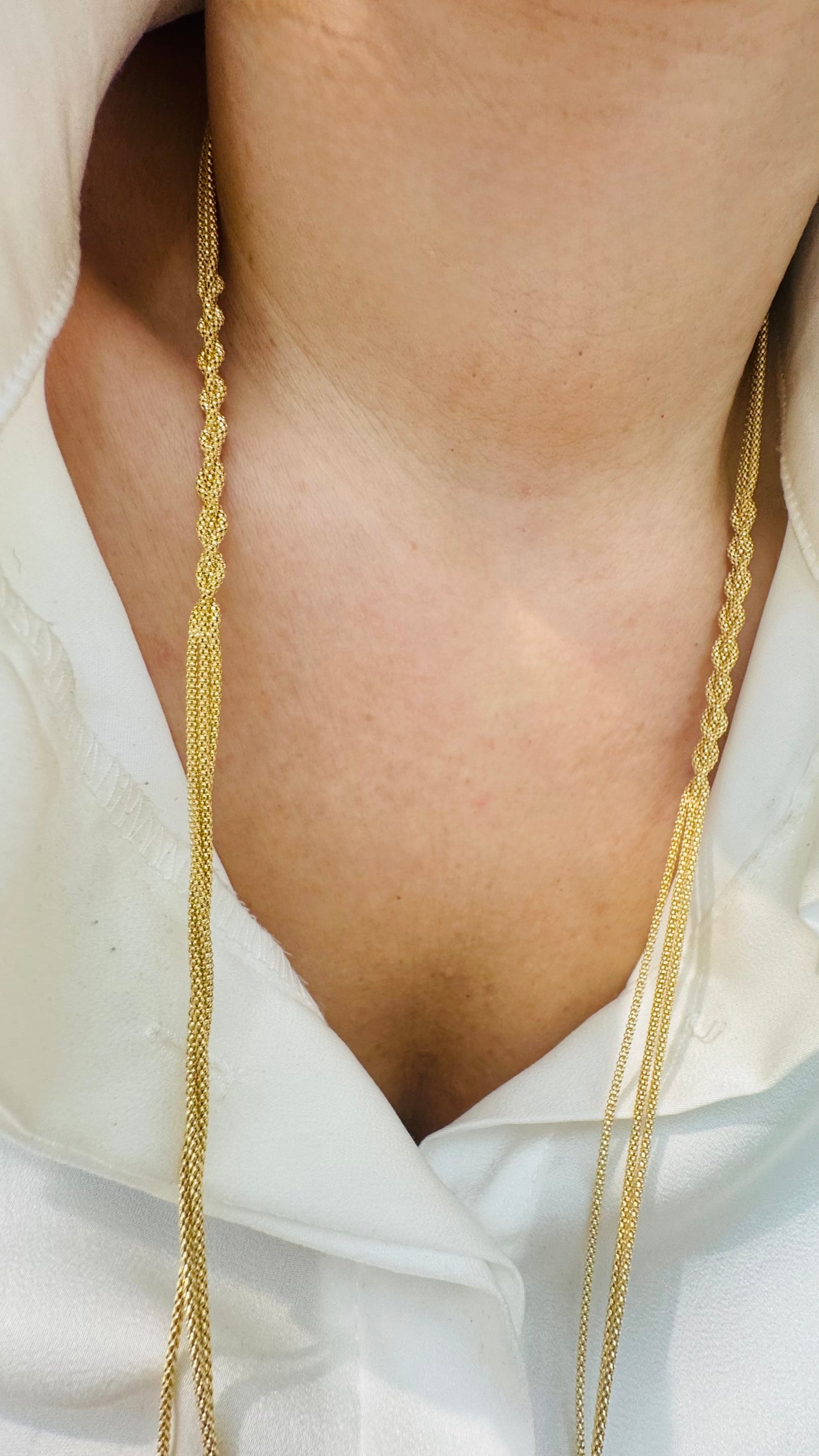 Collana Bright Rope 3 corde large