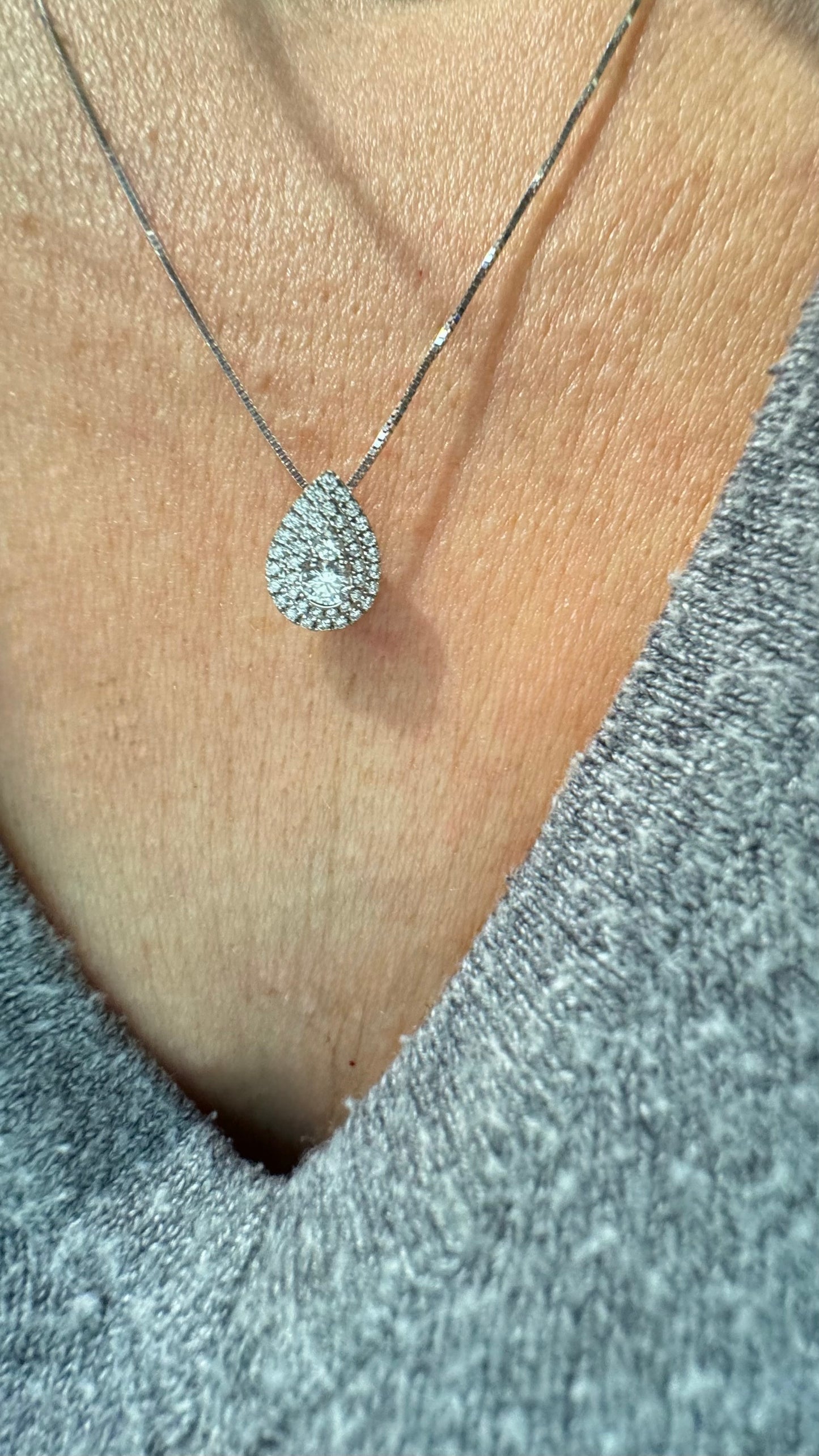 Collana Sparkle Diamond Drop