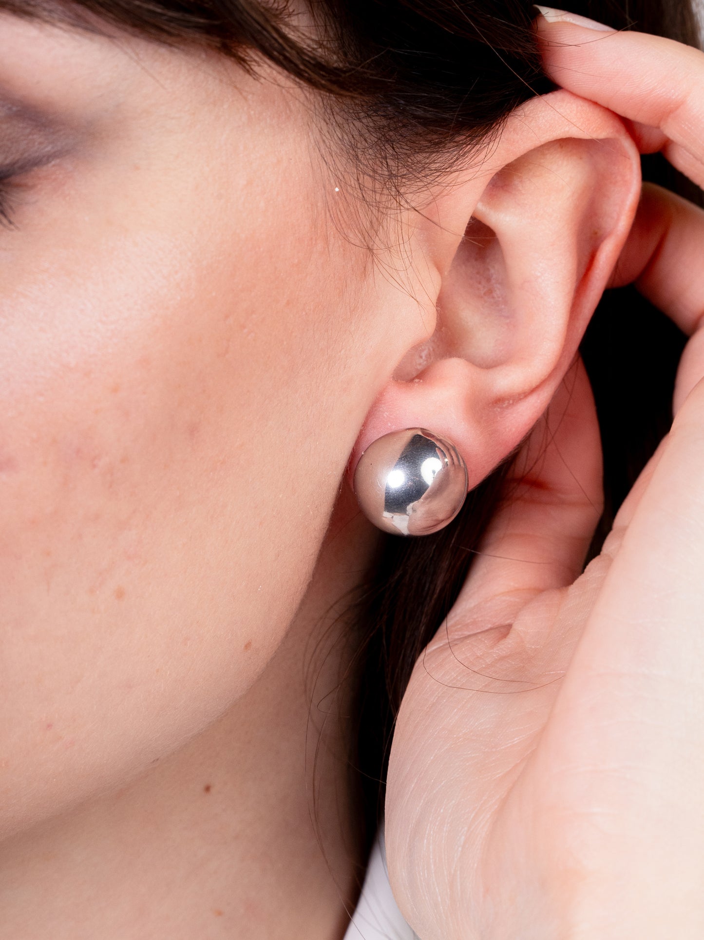 Orecchini Button 925