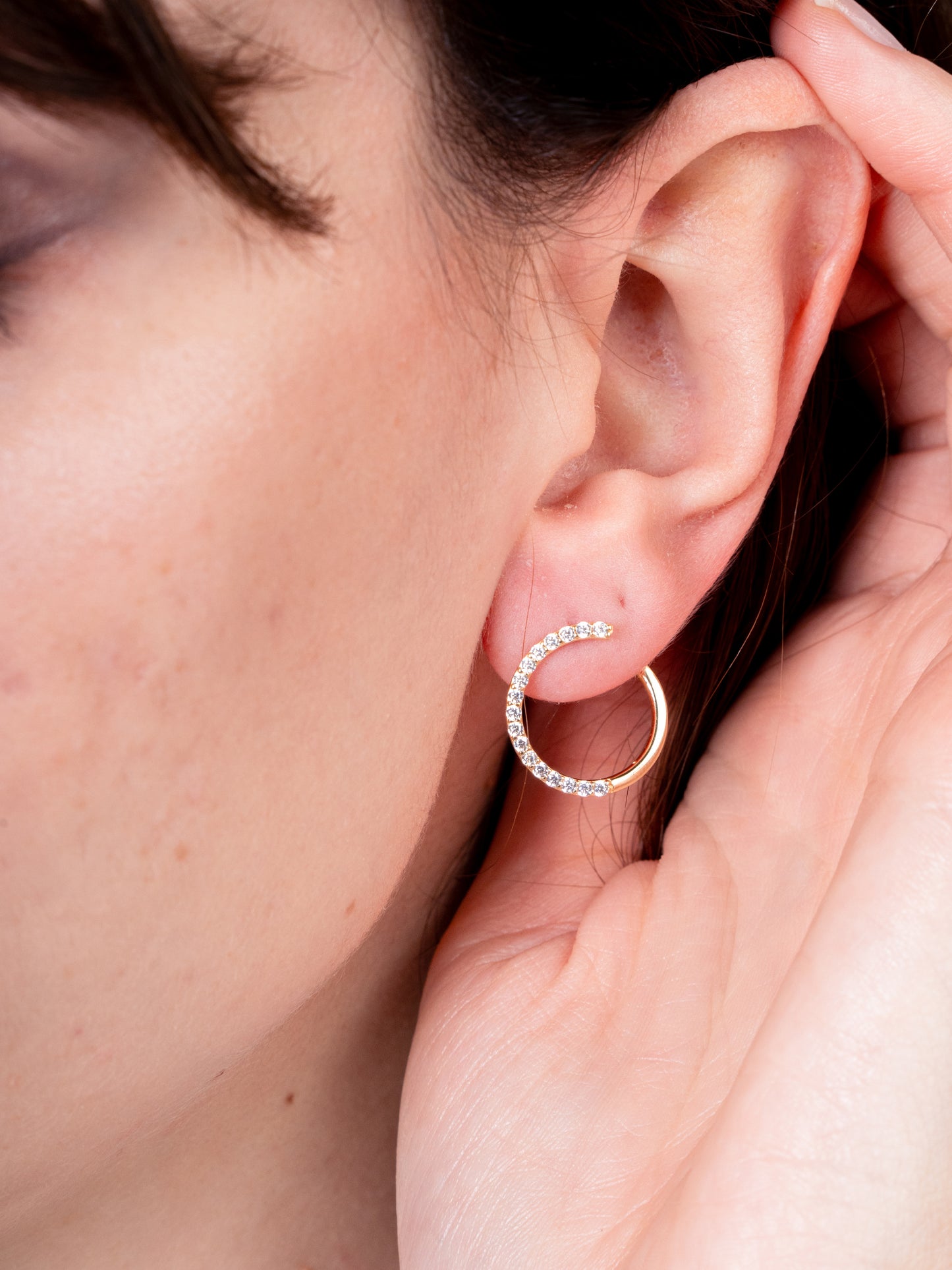 Orecchini Sparkle Round