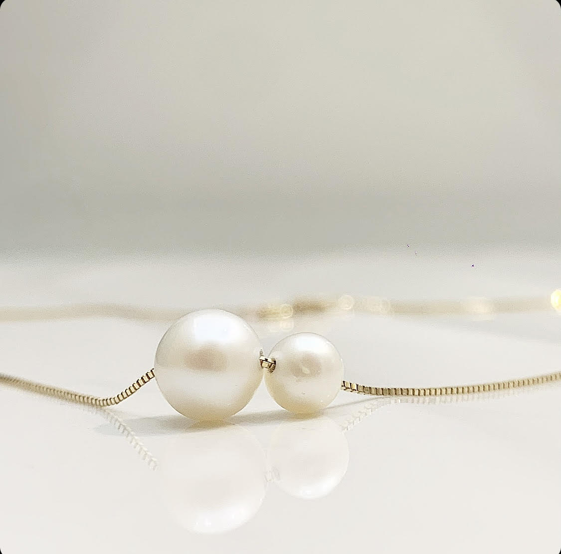 Collana 2 Perle - Risi Gioielli