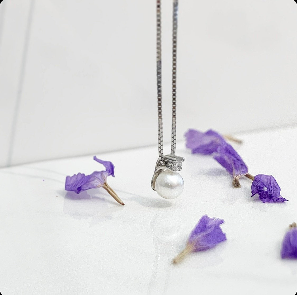 Collana Perla Acqua Dolce 4 mm