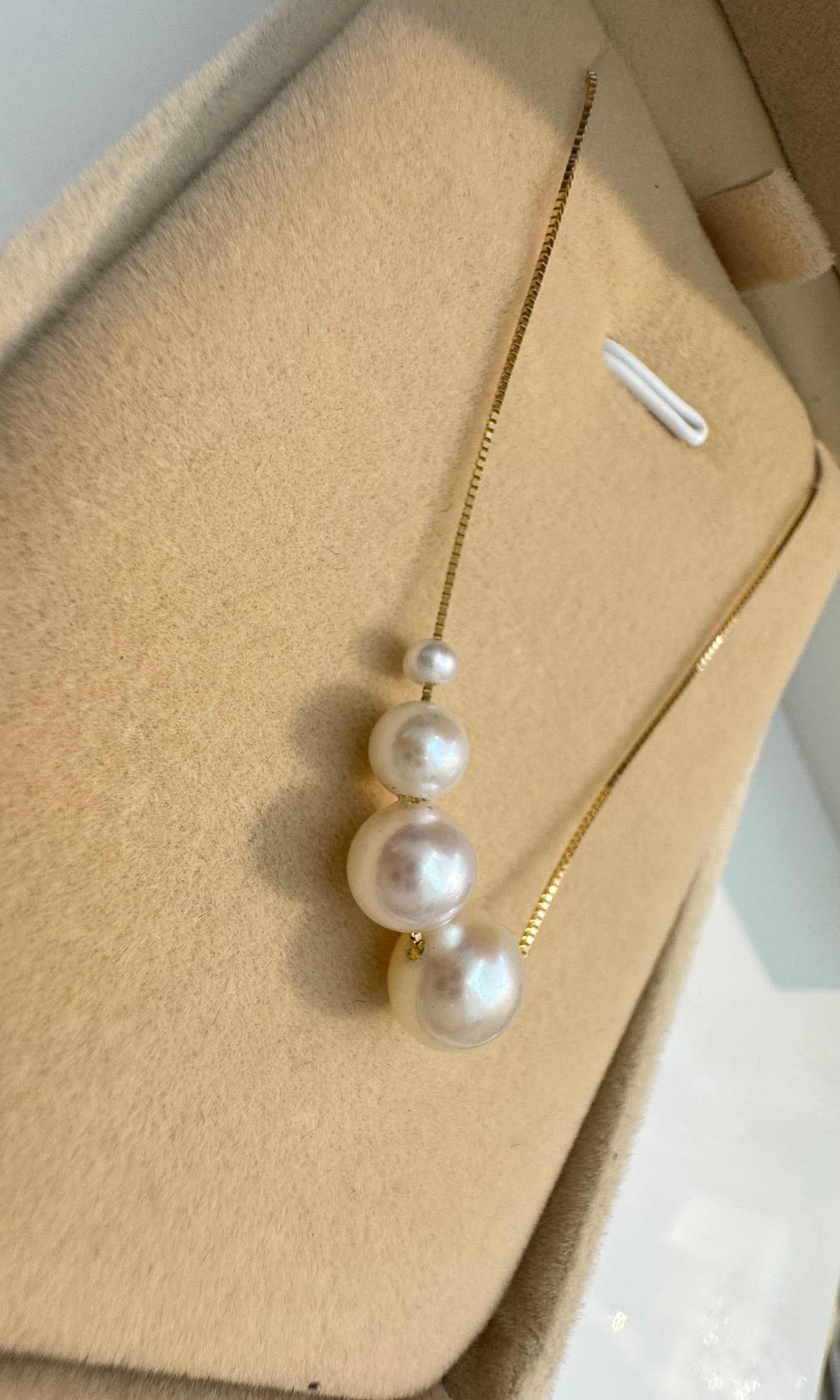 Collana 4 perle mini gold - Risi Gioielli