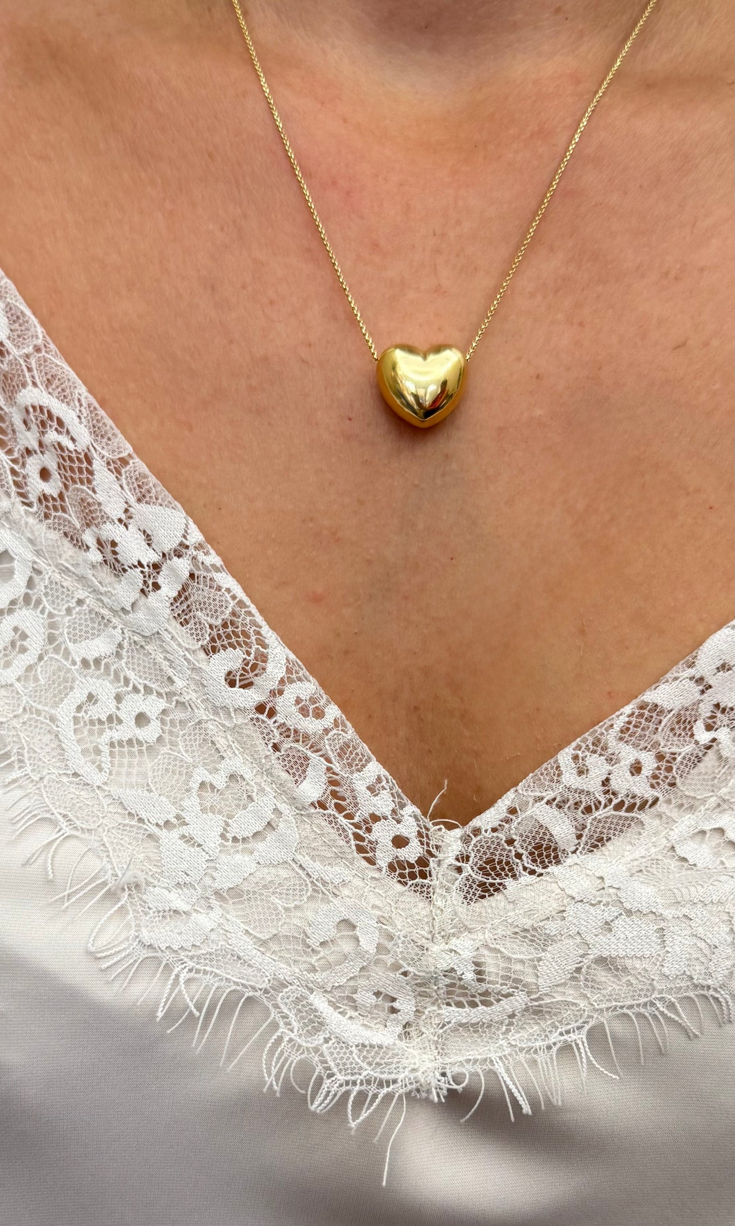 Collana Cuore Bold maxi 925