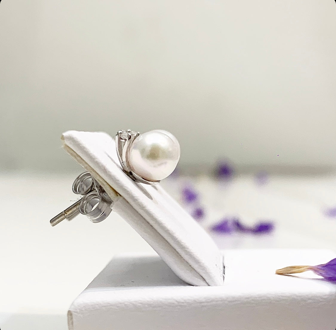 Orecchini Perla Acqua Salata