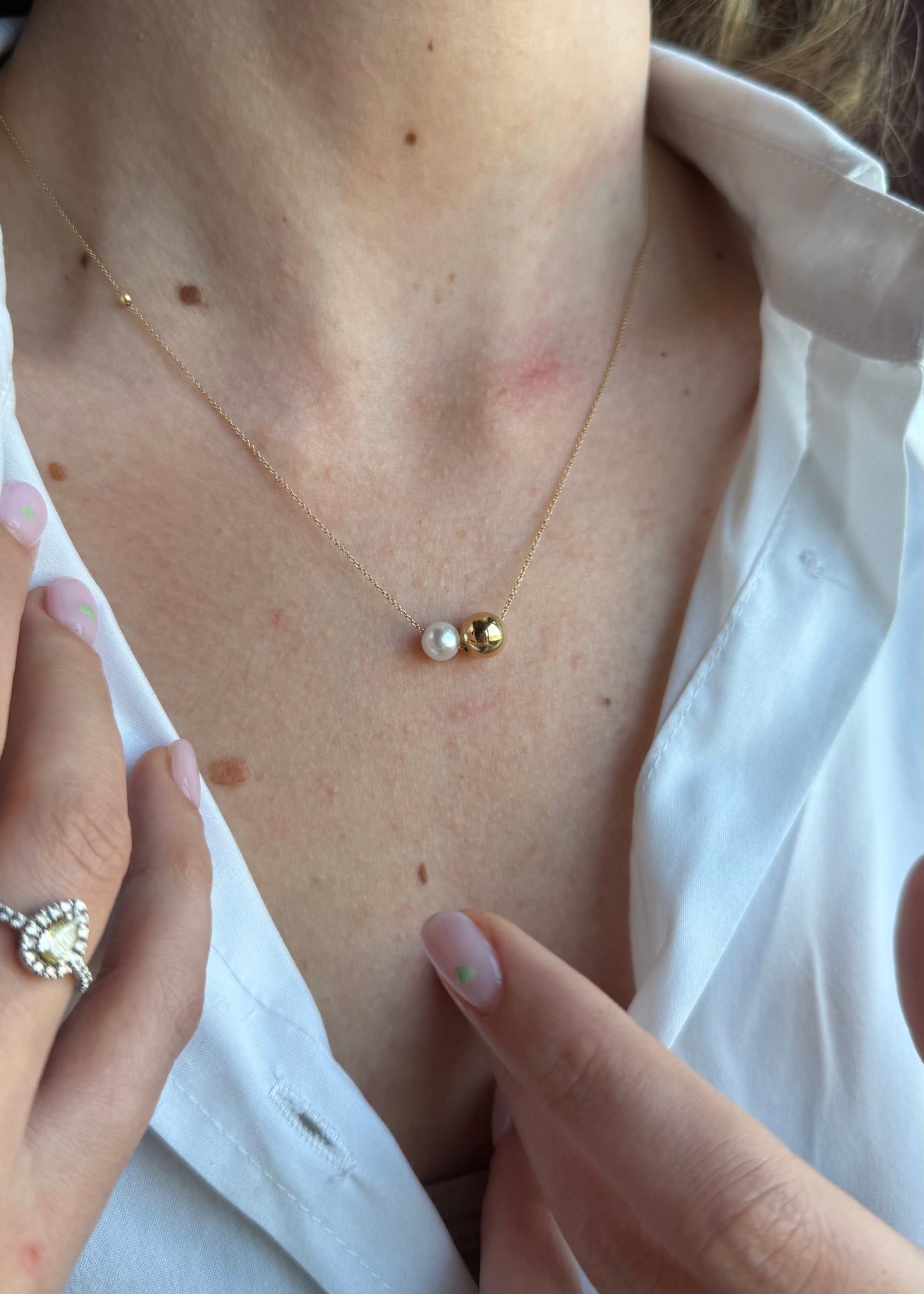 Collana Perle Double gold - Risi Gioielli