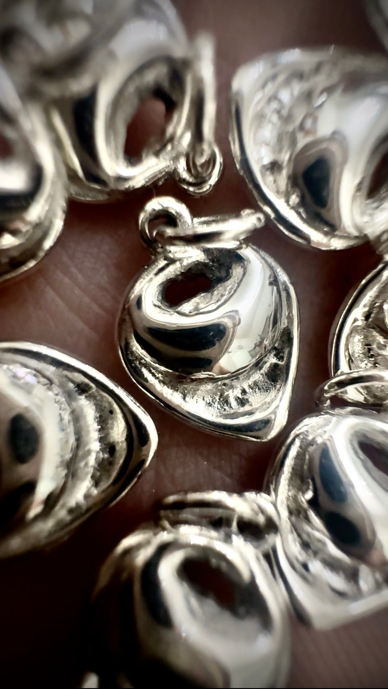 Ciondolo tortellino medio 925