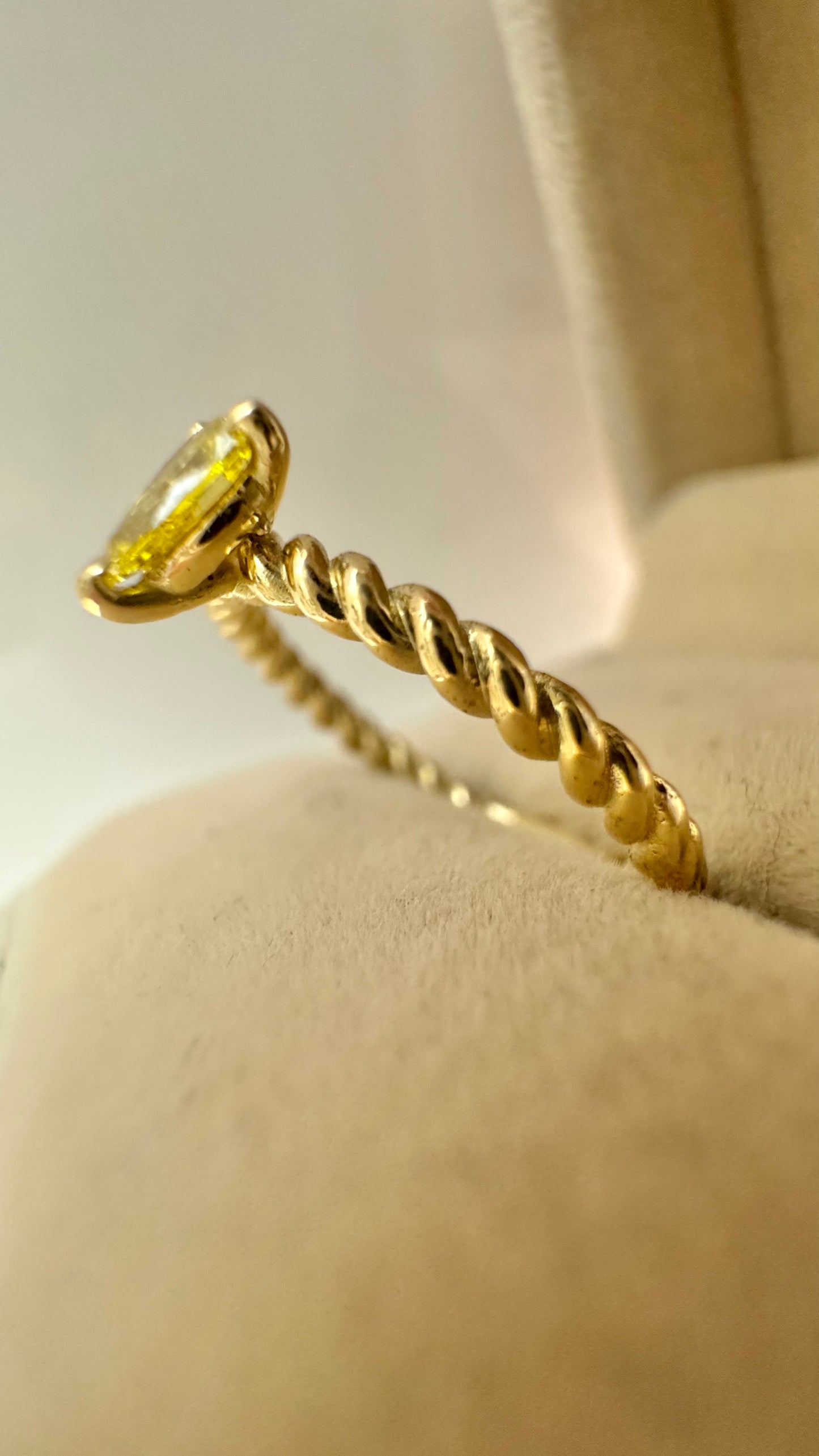 Anello Lucciola “Sole mio”