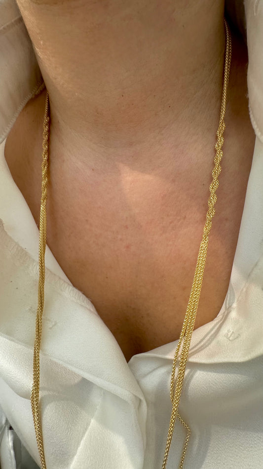 Collana Bright Rope 3 corde large