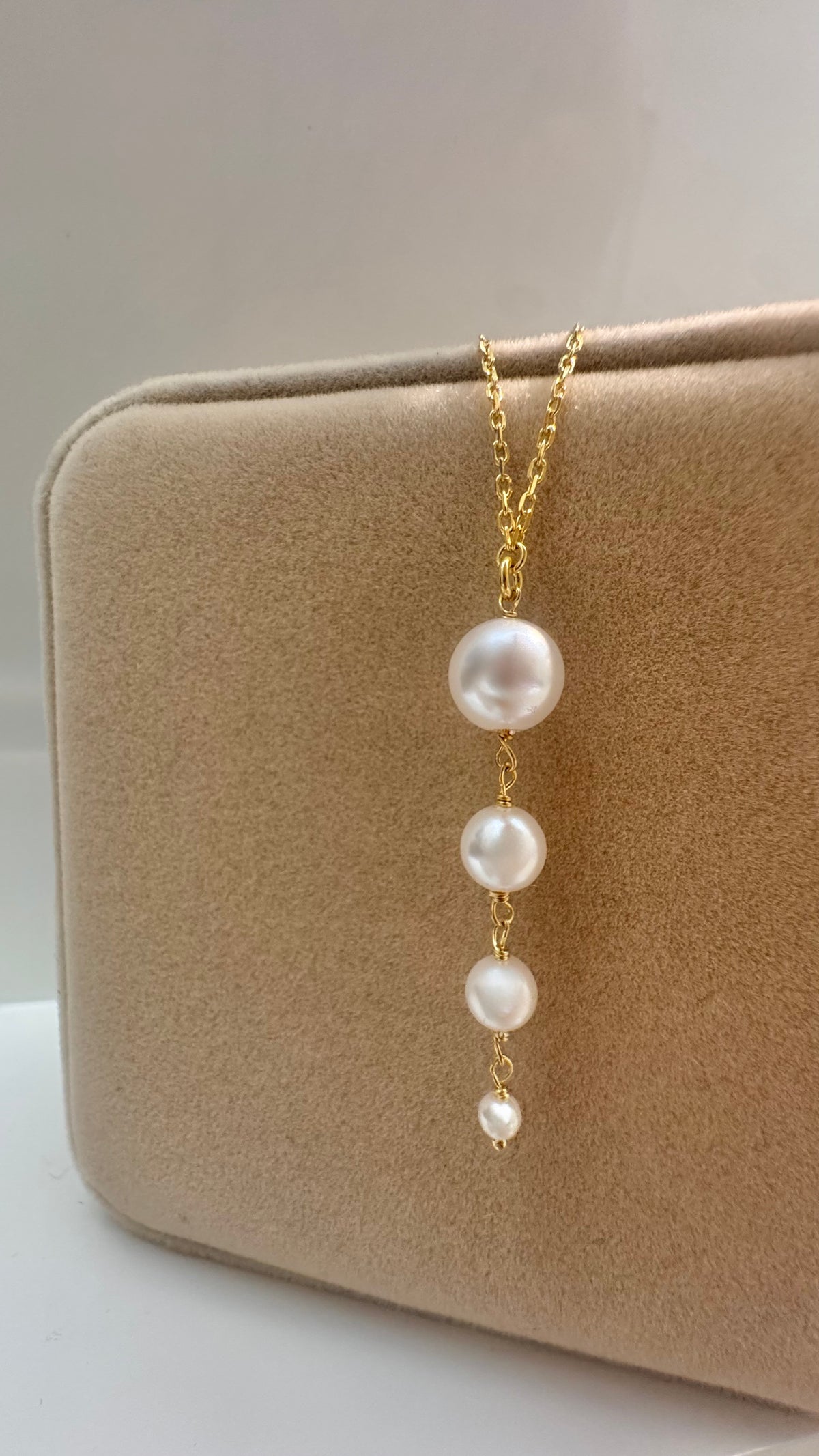 Collana Perle  conchiglia magliate