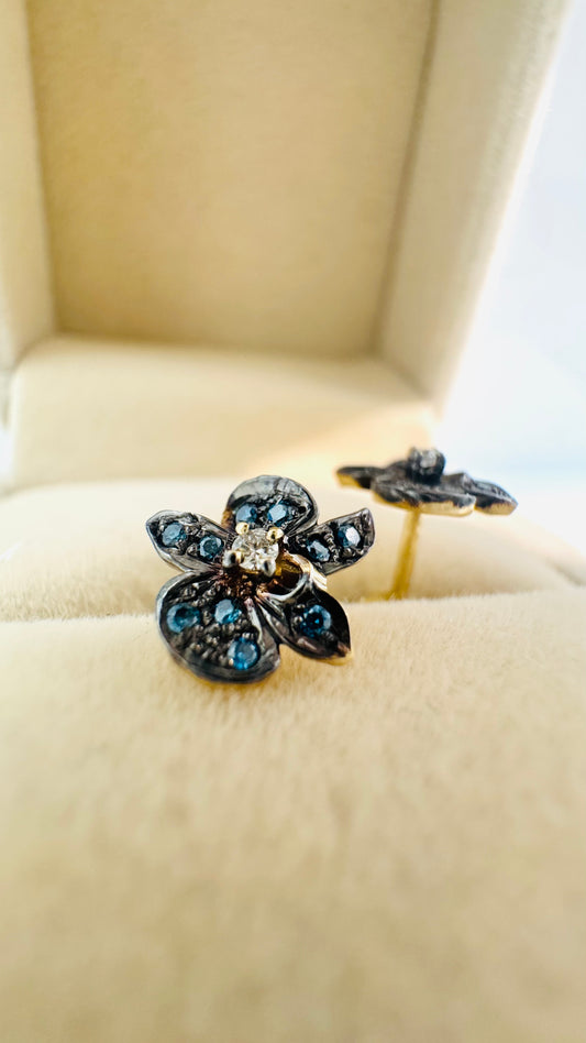 Orecchini orchidea selvatica