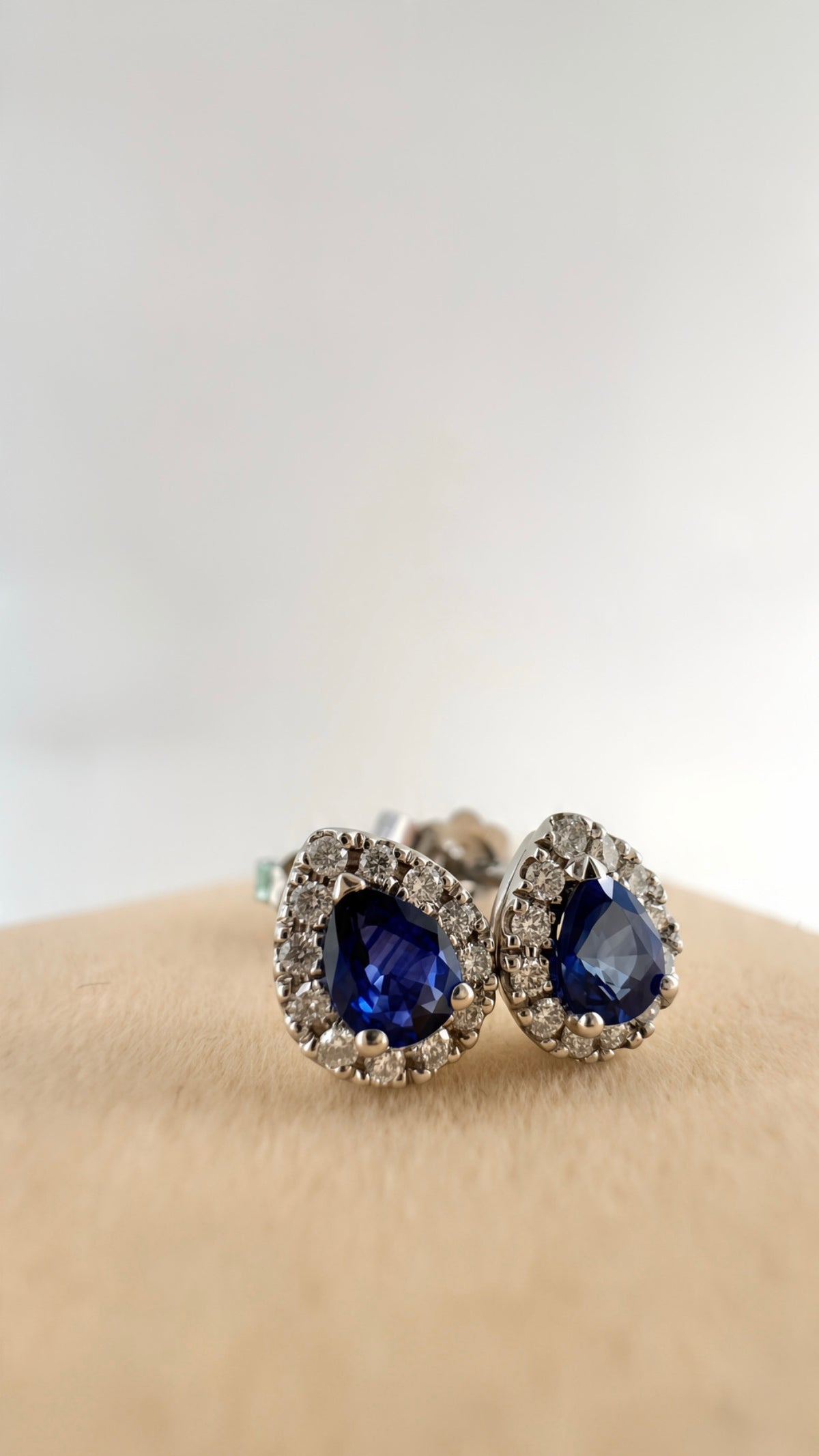 Orecchini blue sapphire drop