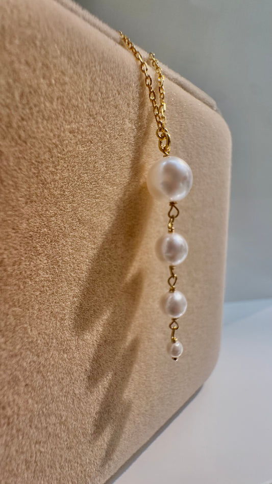 Collana Perle  conchiglia magliate