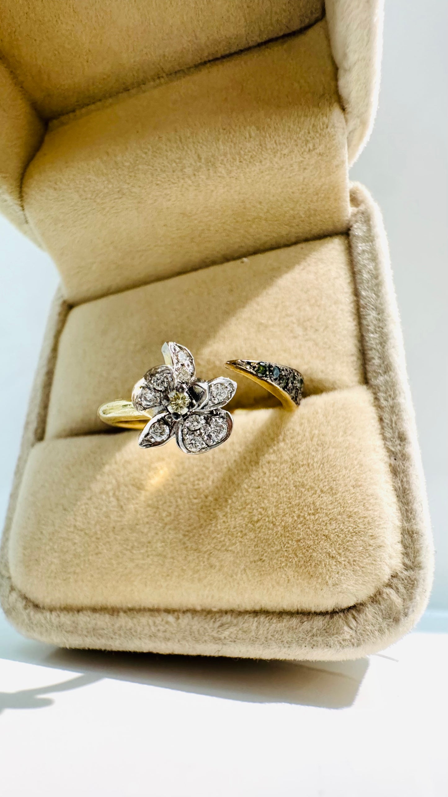 Anello Orchidea bianca