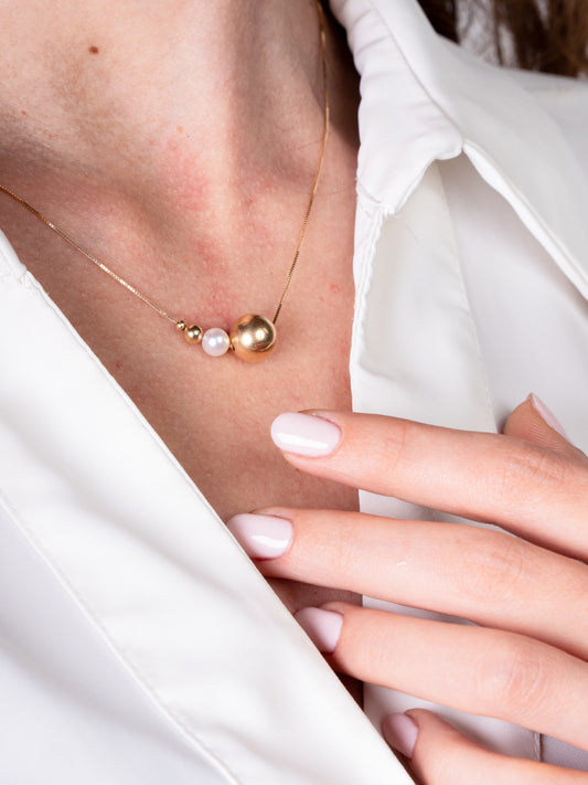 Collana Sfere Gold - Risi Gioielli