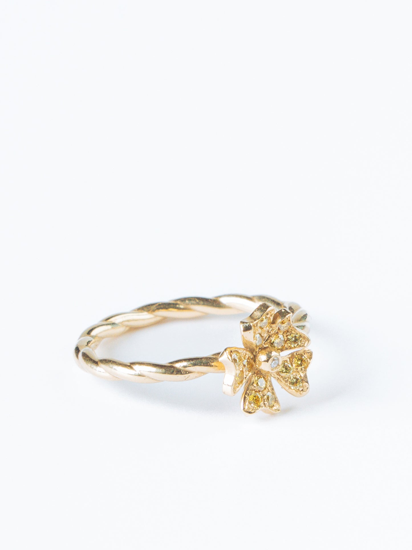 Anello Pervinca Gialla - Risi Gioielli