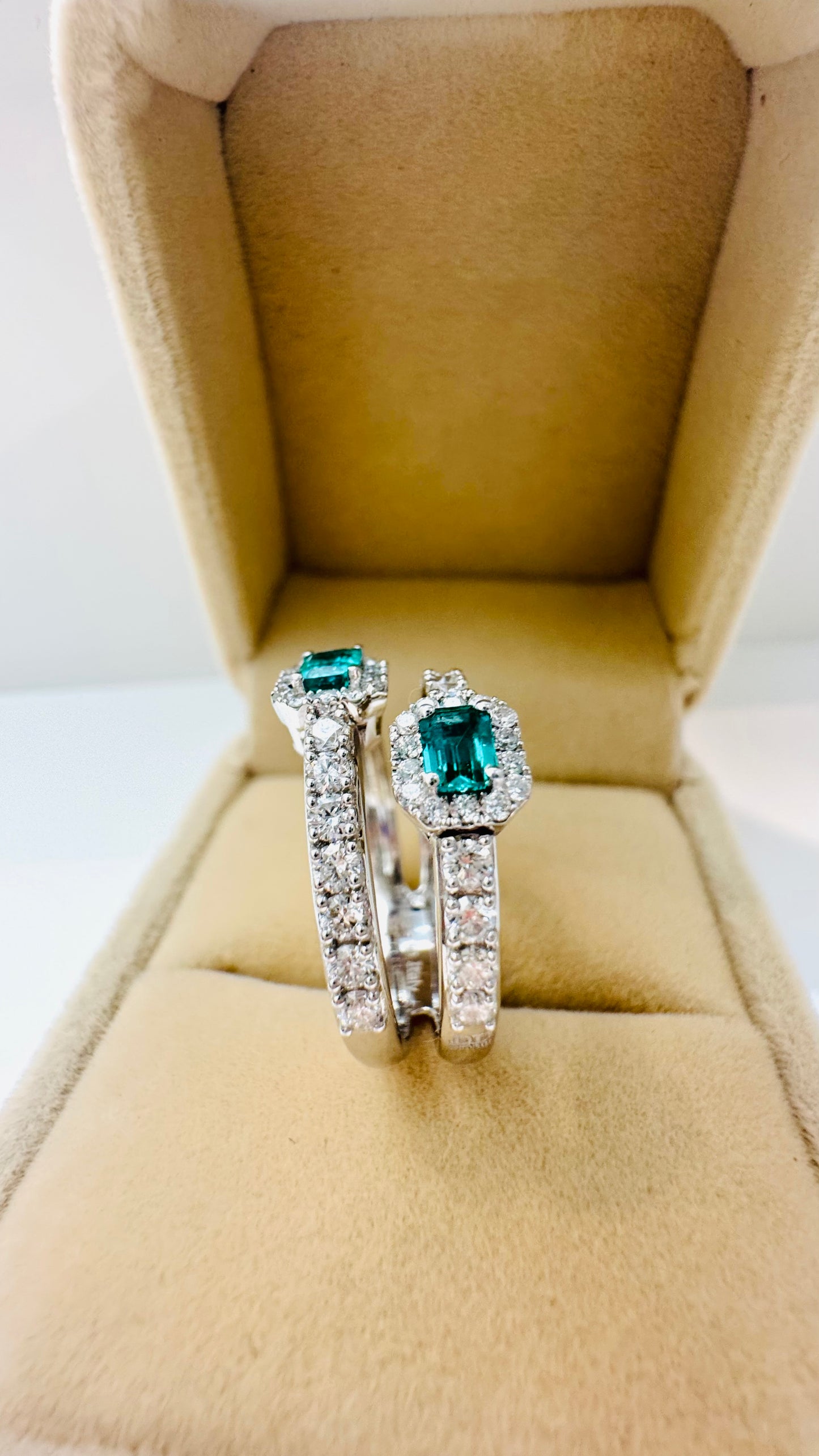 Double Emerald ring