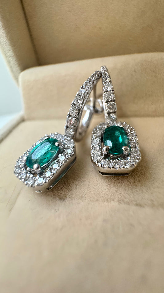 Orecchino Emerald Passion