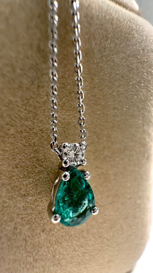 Collana puntoluce Emerald Drop