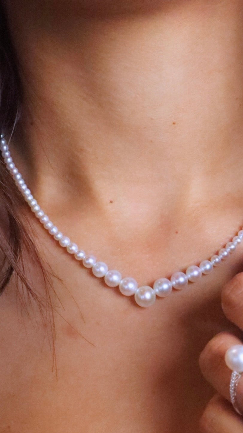 Collana perle Crown