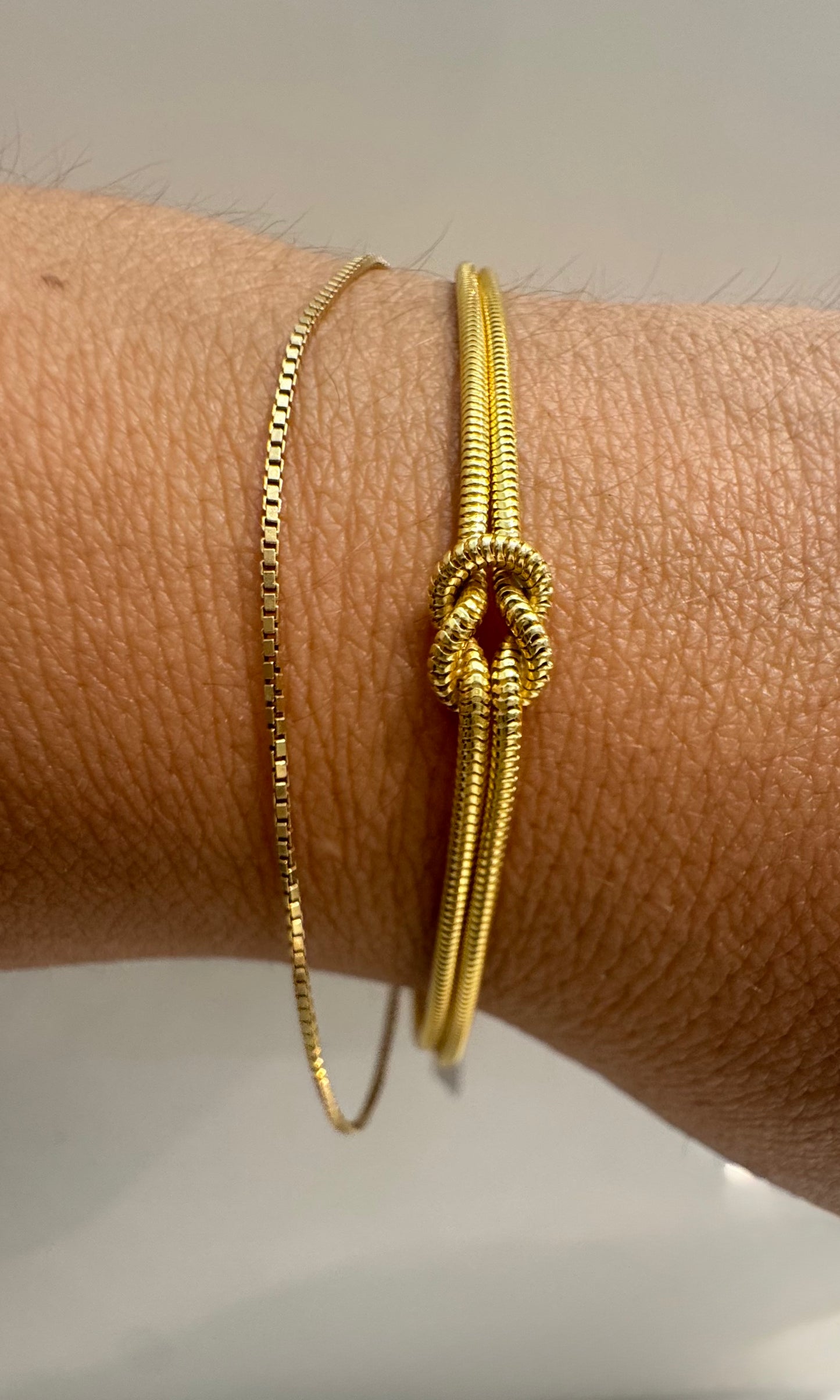 Bracciale nodo lucido 925